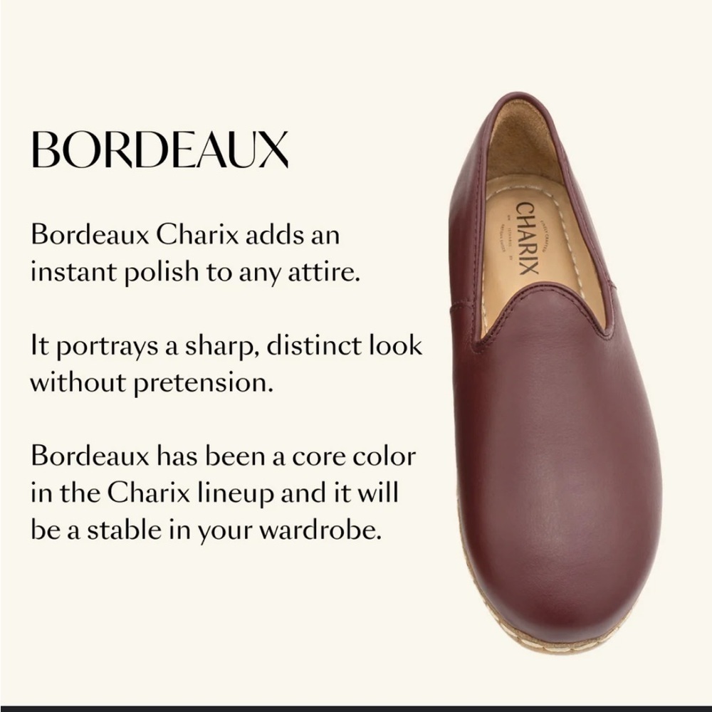 Charix Comfort Travel Office Men's Bordeaux Leather Slip-On Shoes size 10.5-11 - Picture 15 of 15